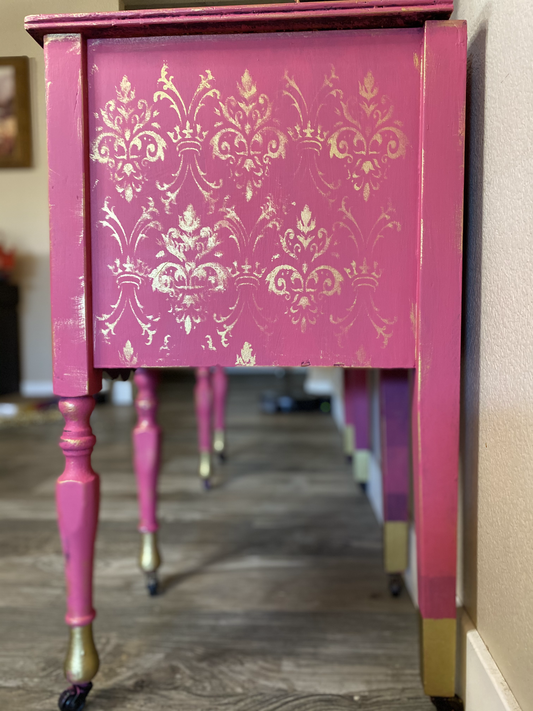 Pink Antique Desk image 13