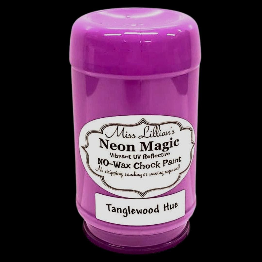 Tanglewood Works 8oz TANGLEWOOD HUE -NEON No Wax Chock Paint (Bright Purple)
