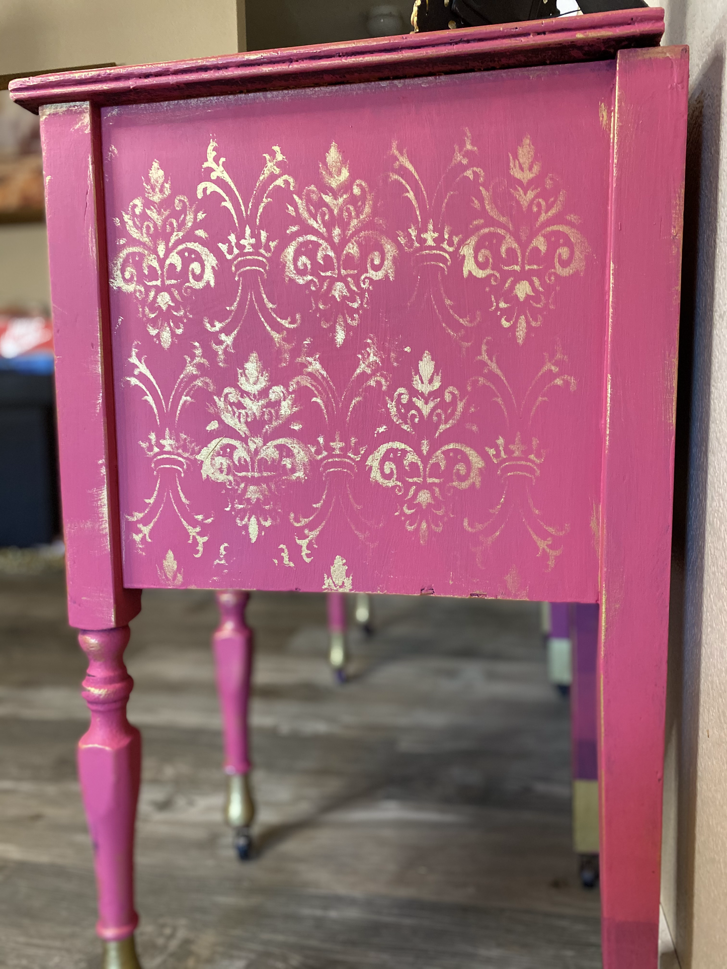Pink Antique Desk image 14
