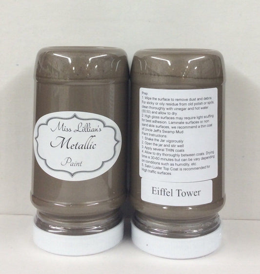 Miss Lillians Chock Paint Metallic Paints 8 Oz Sample Miss Lillian's Metallic Paint - Eiffel Tower