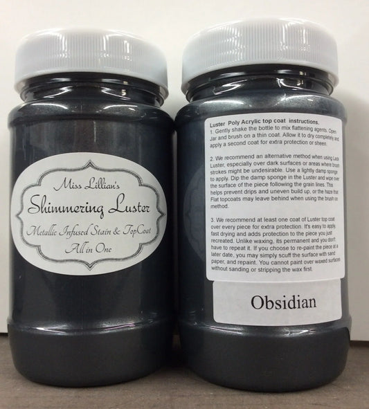 Shimmering Luster Topcoat - Obsidian
