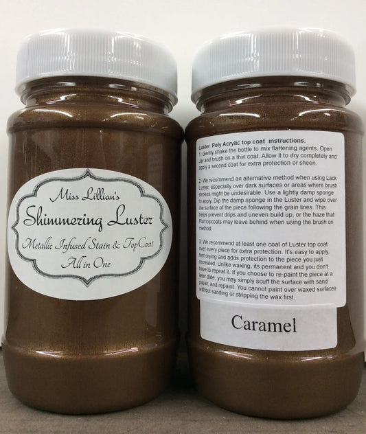 Shimmering Luster Topcoat - Caramel