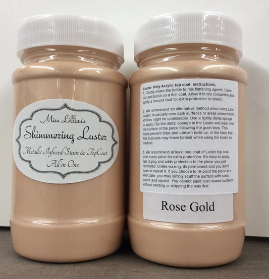 Shimmering Luster Topcoat - Rose Gold