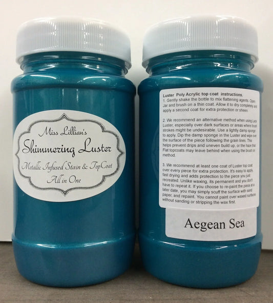 Shimmering Luster Topcoat - Aegean Sea
