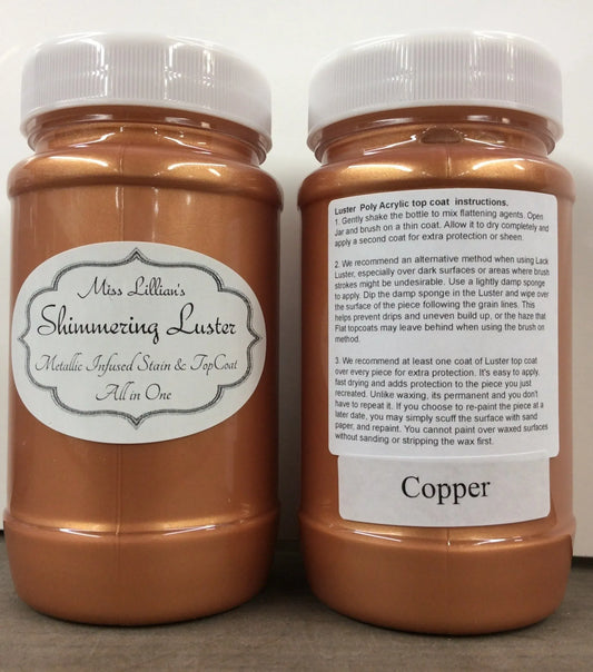Shimmering Luster Topcoat - Copper