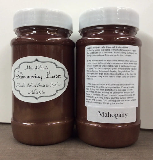 Shimmering Luster Topcoat - Mahogany