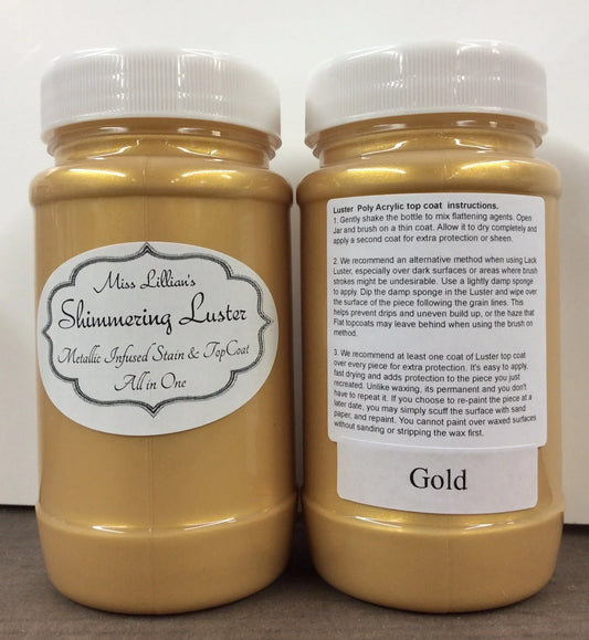 Shimmering Luster Topcoat - Gold
