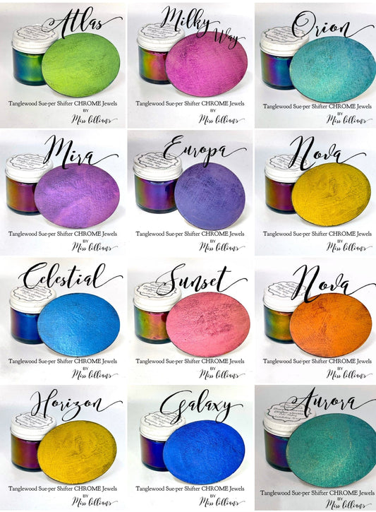 Tanglewood SuePer Shifters Craft Paint, Ink & Glaze Atlas-Tanglewood Sue-per CHROME Shifter Metallic Wax